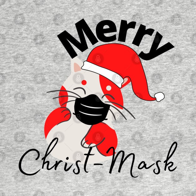 Merry Christ-Mask. Meowy Christmas, Funny 2020 Quarantine Cat Christmas Shirt, Sweater, Christmas Gift for Cat Lovers by kissedbygrace